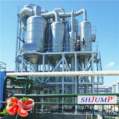 トマトペースト加工ライン