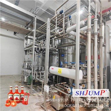 トマトソース加工ライン