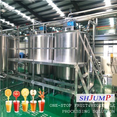 再構成ジュース生産ライン